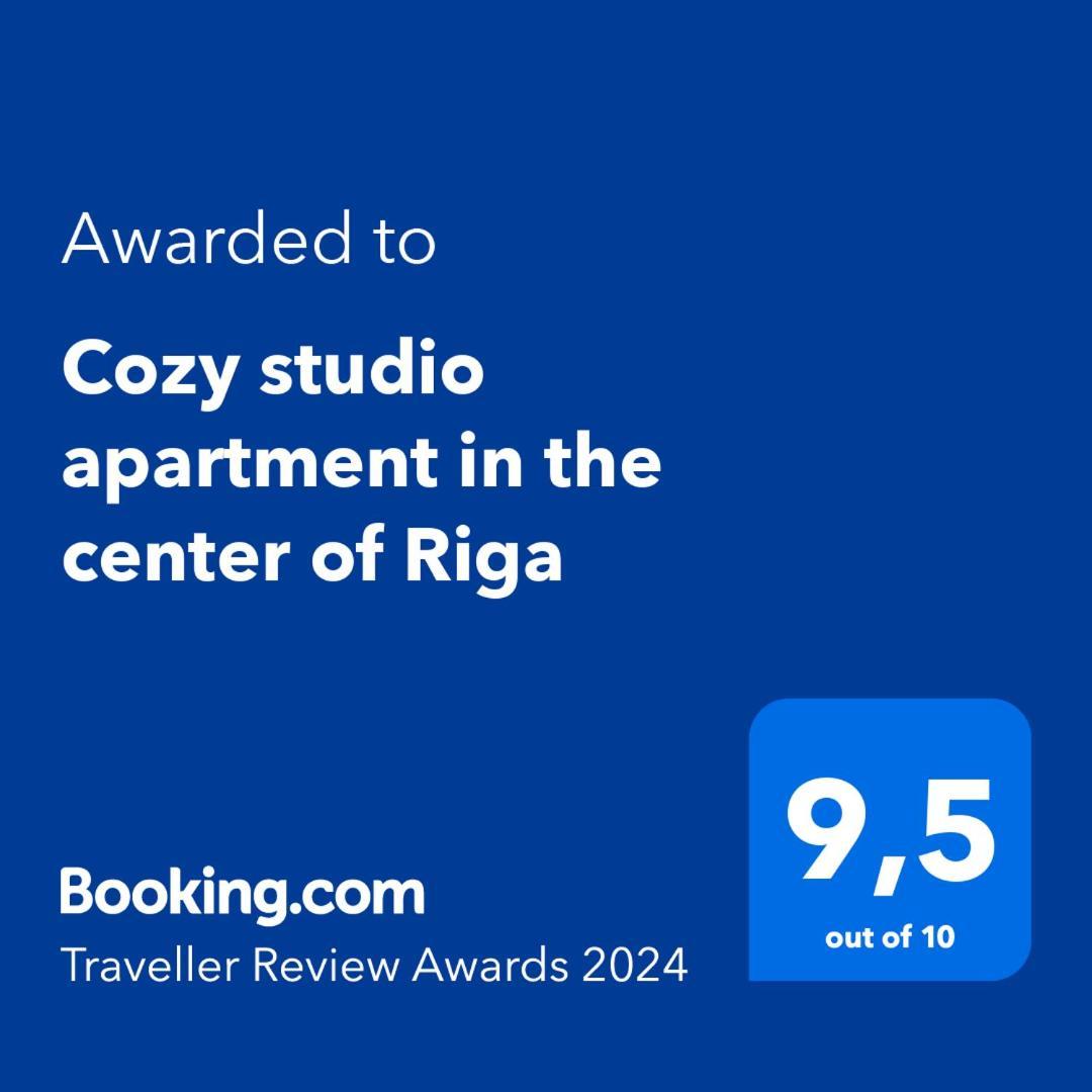 Cozy Studio Apartment In The Center Of Riga Exteriör bild